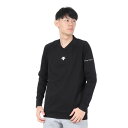 デサント(DESCENTE)(メンズ)バレーボールウェア ストレッチウォームピステ DV4FWB03U BK00