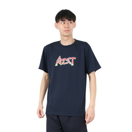 アルスト(ALST)(メンズ、レディース)バレーボールウェア 半袖ドライ Tシャツ BLITZ LOGO VB24TS14-46