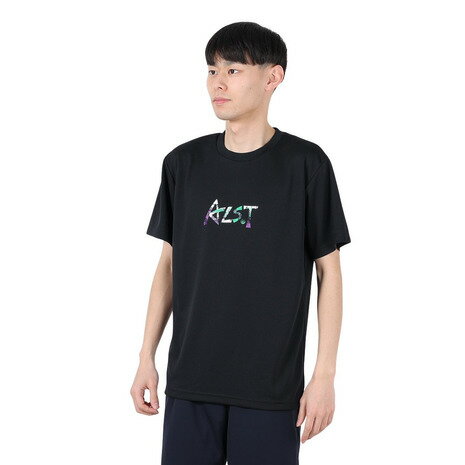 アルスト(ALST)(メンズ、レディース)バレーボールウェア 半袖ドライTシャツ グランジロゴ VB25TS07-03