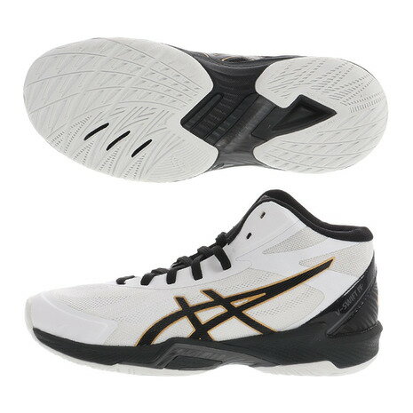 アシックス（ASICS）（メンズ レディース）バレーボールシューズ ミドルカット V-SWIFT FF MT 3 1053A044.100