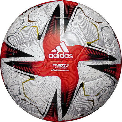 アディダス（adidas） サッカーボール 5号検定球 コネクト21 リーグ ルシアーダ FIFA2021 AF537LU （メンズ、レディース）
