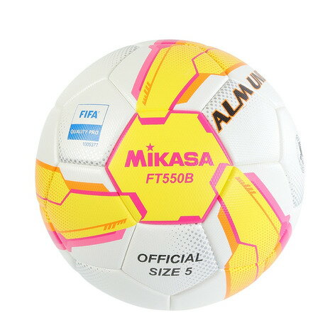 ミカサ（MIKASA）（メンズ）サッカーボール 5号球 検定球 FIFA 貼り JUFA FT550B-YP-FQP-JUFA