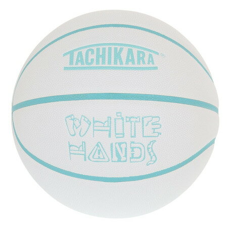 バスケットボール（ジュニア） タチカラ（TACHIKARA）（キッズ）ジュニア バスケットボール 5号球 WHITEHANDS ホワイト×ブルー SB5-202