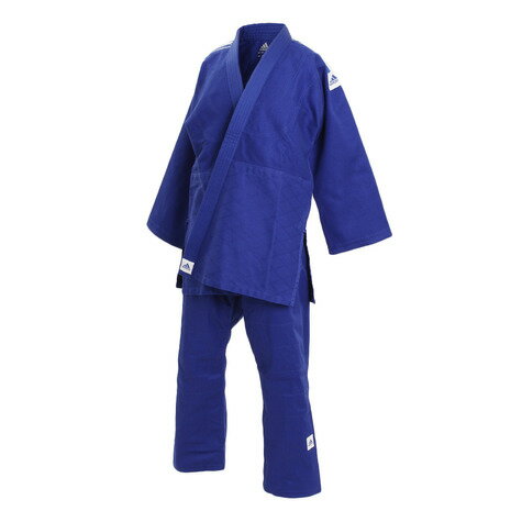 【10/10 24h限定エントリー＆対象4店舗買い回りで最大P10倍！】アディダス（adidas） TRANING-BLUE 柔道着 J-500B White stripe （メンズ）