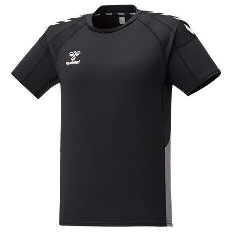ヒュンメル(hummel)(メンズ)ハンドボールウェア スリムプラクティスシャツ HAP1158-90 速乾 ヒュンメル(hummel)(メンズ)ハンドボールウェア スリムプラクティスシャツ HAP1158-90 速乾