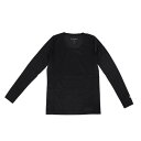 シースリーフィット(C3fit)(レディース)クーリング ラウンドネック 長袖Tシャツ GCW65102 BK