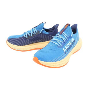 ホカ（HOKA）（メンズ）ランニングシューズ カーボン X 3 ブルー 1123192-CSBB スニーカー トレーニング レース 厚底 プレート 部活