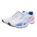 アシックス（ASICS）（メンズ）ランニングシューズ ライトレーサー5 ホワイト ブルー 1011B903.100 スニーカー トレーニング 部活 軽量