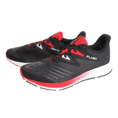 【20%OFFクーポン対象!6/11まで】ニューバランス(new balance)(メンズ)ランニングシューズ ダイナソフト フラッシュ v6 BR6 ブラック レッド MFLSHBR6 D スニーカー 軽量 トレーニング