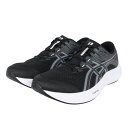 アシックス(ASICS)(メンズ)ランニング トレーニングシューズ ハイパースピード5 ワイド ブラック グレー 1011C082.001