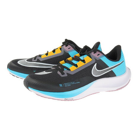 ナイキ（NIKE）（メンズ）ランニングシューズ エア ズーム ライバル フライ 3 ブラック ブルー DV1032-010 スニーカー ジョギング 長距離 駅伝 部活 マラソンのサムネイル