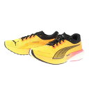 プーマ（PUMA）（メンズ）ランニングシューズ ディヴィエイト ニトロ 2 DEVIATE NITRO 2 イエロー 37680703 スニーカー 厚底 プレート ジョギング マラソン