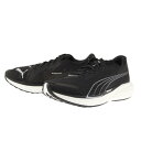 プーマ（PUMA）（メンズ）ランニングシューズ ディヴィエイト ニトロ 2 ワイド ブラック 377484 01 スニーカー トレーニング ジョギング 駅伝 部活 マラソン