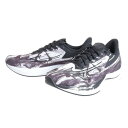 ミズノ（MIZUNO）（メンズ レディース）ランニングシューズ ウエーブリベリオンソニック ホワイト ブラック J1GC239201 スニーカー トレーニング ジョギング