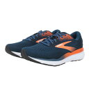 ブルックス(BROOKS)(メンズ)ランニングシューズ ゴースト16 ネイビー オレンジ BRM4183 NB/R スニーカー トレーニング ウォーキング ジョ...