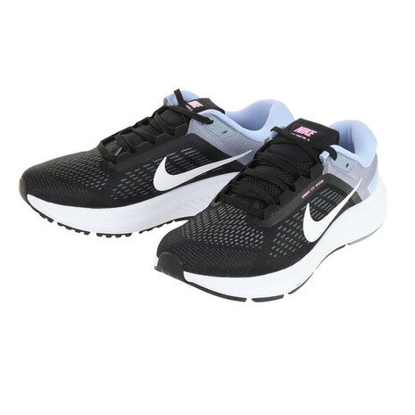 ナイキ（NIKE）（メンズ）ランニングシューズ エア ズーム ストラクチャー 24 DA8535-008 スニーカー ジョギング 長距離 部活 通勤 通学 シンプル