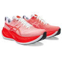 アシックス（ASICS）（メンズ レディース）ランニングシューズ スーパーブラスト ホワイト オレンジ 1013A143.100 スニーカー トレーニング クッション性