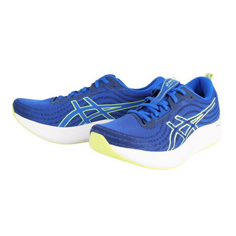 アシックス（ASICS）（メンズ）ランニングシューズ エボライド スピード WIDE ブルー イエロー 1011B613.402 スニーカー トレーニング スポーツ 軽量のサムネイル