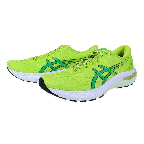 【11/25 24h限定 エントリー＆対象4店舗買い回りで最大P10倍！】アシックス（ASICS）（メンズ）ランニングシューズ GT-2000 11 フラッシュ グリーン 1011B441.300 スニーカー ジョギング トレーニング 安定 軽量 陸上 部活