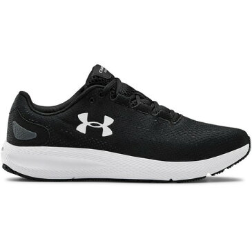 【8/5はエントリーで会員ランク別P10倍】アンダーアーマー(UNDER ARMOUR) ランニングシューズ チャージドパスート2 Charged Pursuit 2 4E ワイド 3023845 BLK/WHT/WHT (メンズ)