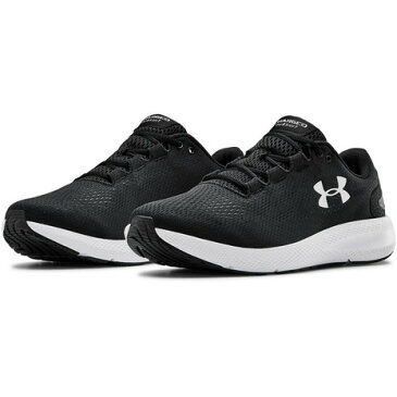 【8/5はエントリーで会員ランク別P10倍】アンダーアーマー(UNDER ARMOUR) ランニングシューズ チャージドパスート2 Charged Pursuit 2 4E ワイド 3023845 BLK/WHT/WHT (メンズ)