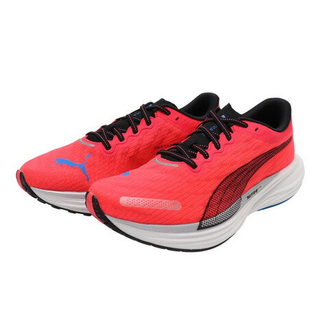 プーマ（PUMA）（メンズ）ランニング シューズ ディヴィエイト ニトロ 2 レッド 37680714 スニーカー トレーニング クッション性 厚底 軽量