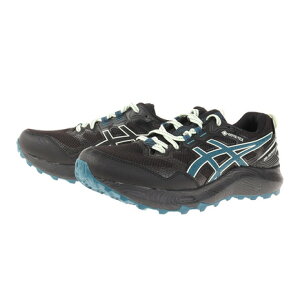 アシックス（ASICS）（メンズ）ランニングシューズ ゲルソノマ 7 GTX ブラック ブルー 1011B593.001 スニーカートレイルラン 防水 クッション オフロード