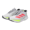 アディダス(adidas)(レディース)ランニングシューズ アディゼロボストン12 W グレー JI4473 スニーカー トレーニング マラソン 部活 フィット性 安定性