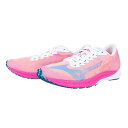 ミズノ(MIZUNO)(レディース)ランニングシューズ ウエーブ デュエル 3 U1GE216020 スニーカー トレーニング レース 軽量 陸上競技