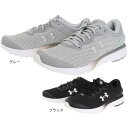 アンダーアーマー（UNDER ARMOUR）（レディース）ランニングシューズ 3024913 チャージド エスケープ3 ビッグロゴ スニーカー