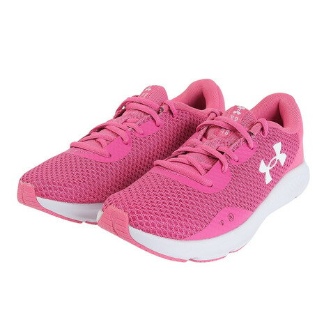 【6/10 24h限定 エントリー＆対象4店舗買い回りで最大P10倍！】アンダーアーマー（UNDER ARMOUR）（レディース）チャージド パスート3 ピンク 3024889 601 ランニングシューズ ジョギング トレーニング 運動靴 陸上