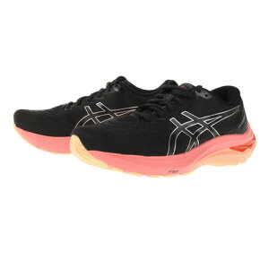 アシックス（ASICS）（レディース）ランニングシューズ GT-2000 11 ワイド ブラック ピンク 1012B303.006 スニーカー トレーニング ジョギング 軽量 部活