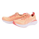 アシックス(ASICS)(レディース)ランニングシューズ ゲル キュムラス 25 ピンク 1012B441.800 スニーカー ジョギング ウォーキング 軽量 ...