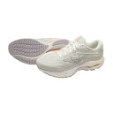 【最大7万ポイントバック!要エントリー&抽選★5/1限定】ミズノ(MIZUNO)(レディース)ランニング シューズ ウェーブ ライダー 27 SW ホワイト グ...