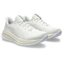 【5/10 24h限定 エントリー＆対象3店舗以上買い回りで最大P10倍！】アシックス（ASICS）（レディース）ランニングシューズ ゲルキュムラス26 ホワイト 1012B599.101 スニーカー ジョギング クッション性 軽量