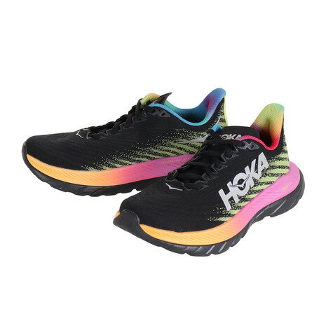ホカ（HOKA）（レディース）ランニングシューズ ジョギングシューズ マッハ5 レギュラー 1127894-BKMLのサムネイル