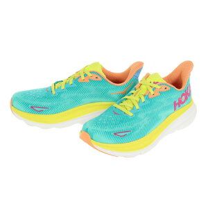 ホカ（HOKA）（レディース）ランニングシューズ クリフトン 9 ターコイズ 1127896-CEPR スニーカー ジョギング ウォーキング トレーニング