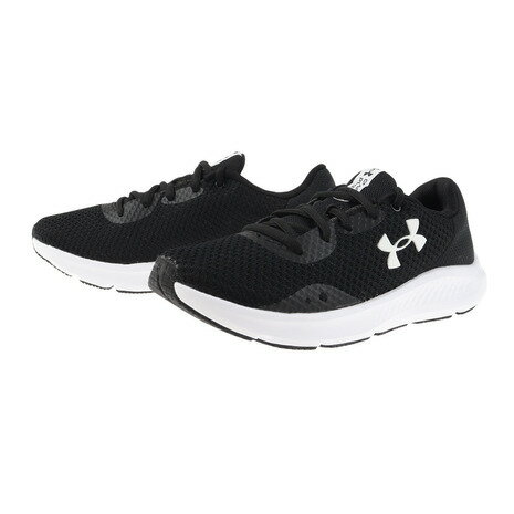 アンダーアーマー（UNDER ARMOUR）（レディース）チャージド パスート3 ブラック 3024889 001 ランニングシューズ ジョギング スニーカー トレーニング 運動靴