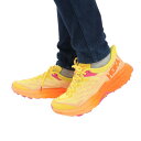 ホカ(HOKA)(レディース)ランニングシューズ スピードゴート 5 レギュラー イエロー オレンジ 1123158-PFMO スニーカー トレイラン 軽量 厚...