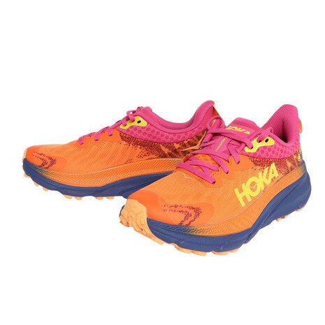 ホカ（HOKA）（レディース）ランニングシューズ チャレンジャー 7 レギュラー GTX オレンジ 1134502-VOPY スニーカー トレイル 防水 軽量 厚底 登山道