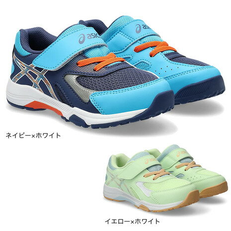 アシックス（ASICS）（キッズ）ジュニアスポーツシューズ レーザービーム KC-MG 1154A158 スニーカー ベルクロ ベル…