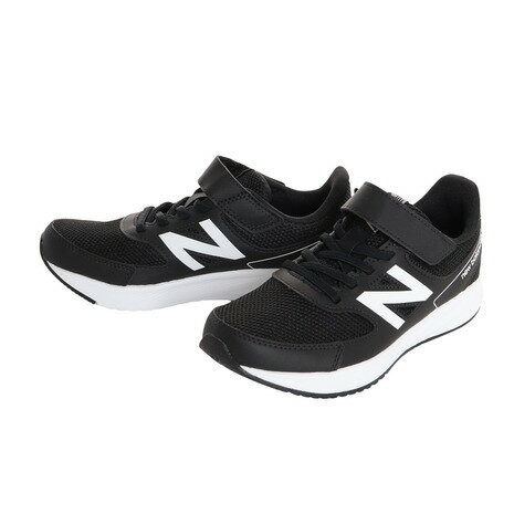 ニューバランス（new balance）（キッズ）ジュニア スポーツ シューズ 570 v3 BW3 ブラック YT570BW3W スニーカー カジュアル ベルクロ クッション性 安定性