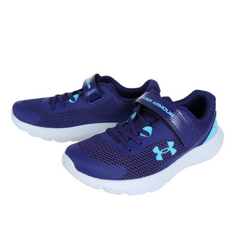 アンダーアーマー（UNDER ARMOUR）（キッズ）ジュニアシューズ BPS サージ 3 AC ブルー 3024990 501 スニーカー ベル…