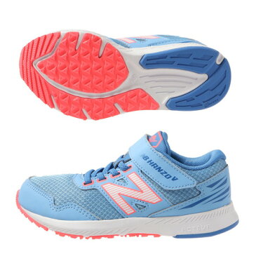 【20％オフクーポン 9/11まで】ニューバランス（new balance） ジュニア ランニングシューズ ブルー HANZO V PXHANVQ1M トレーニングシューズ 靴 （キッズ）