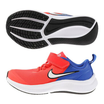 ナイキ(NIKE) ジュニアスポーツシューズ ベルクロ ベルト付き スニーカー スター ランナー 3 PSV DA2777-600 (キッズ)