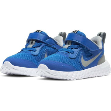 ナイキ(NIKE) ジュニアスポーツシューズ レボリューション 5 BQ5673-403 ベルクロ ベルト付き ベビー スニーカー (キッズ)