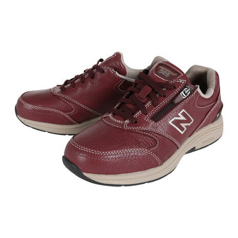 ニューバランス（new balance）（レディース）カジュアルシューズ WW585 BB エンジ WW585BB2E スニーカー スポーツ シューズ ウォーキング 防水 ファスナー