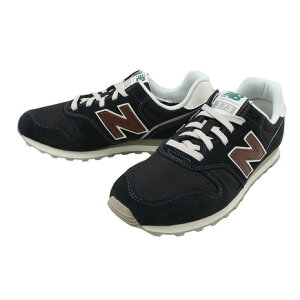 ニューバランス（new balance）（メンズ）スニーカー ブラック黒 ML373RS2 D スポーツシューズ カジュアル 通勤 通学 学生 運動 靴 シンプル ローカット