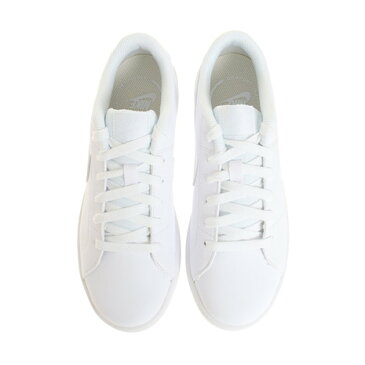 ナイキ(NIKE) スニーカー コートロイヤル2 SL 白 CW2533-101 学生通学靴 ホワイトシューズ 白 ホワイト (メンズ、レディース)