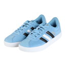 アディダス(adidas)(メンズ、レディース)スニーカー VL コート 3.0 サックス IF4462 カジュアル スポーツシューズ 軽量 クッション性 タウ...
